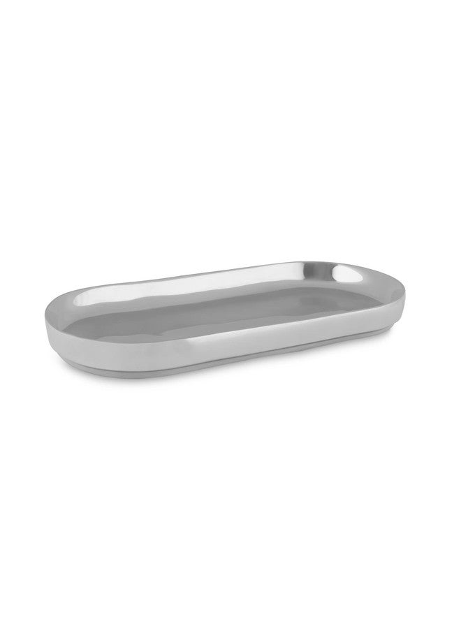 Nambe Nambé Oblong Nest Large Tray – Modern Metal Serving Platter with Raised Sides for Entertaining & Dining – 13” x 7” Sculptural Alloy Serveware for Oven or Freezer Use, Mid-Century Design - Image 3