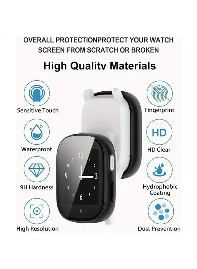2pcs Full Body Clear Case With HD Tempered Glass Screen Protector For Xplora XGO 3 Kidzi - Image 3