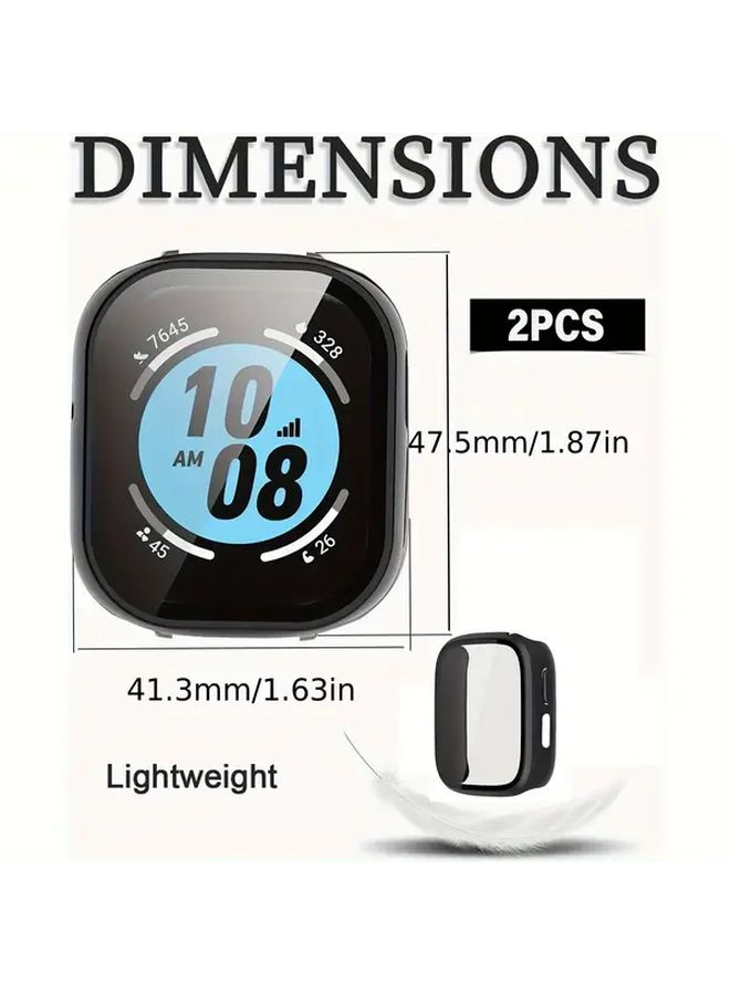 2pcs Full Body Clear Case With HD Tempered Glass Screen Protector For Xplora XGO 3 Kidzi - Image 2