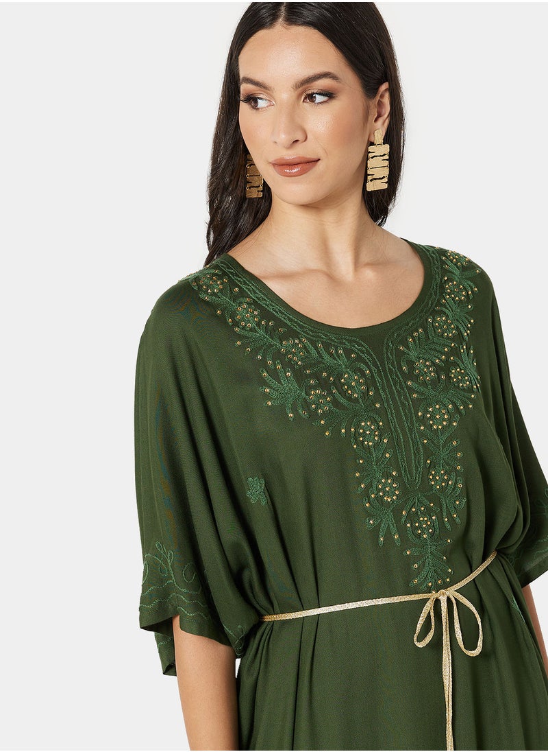 ARABIAN CLOSET EMBROIDERED KAFTAN  - Image 3