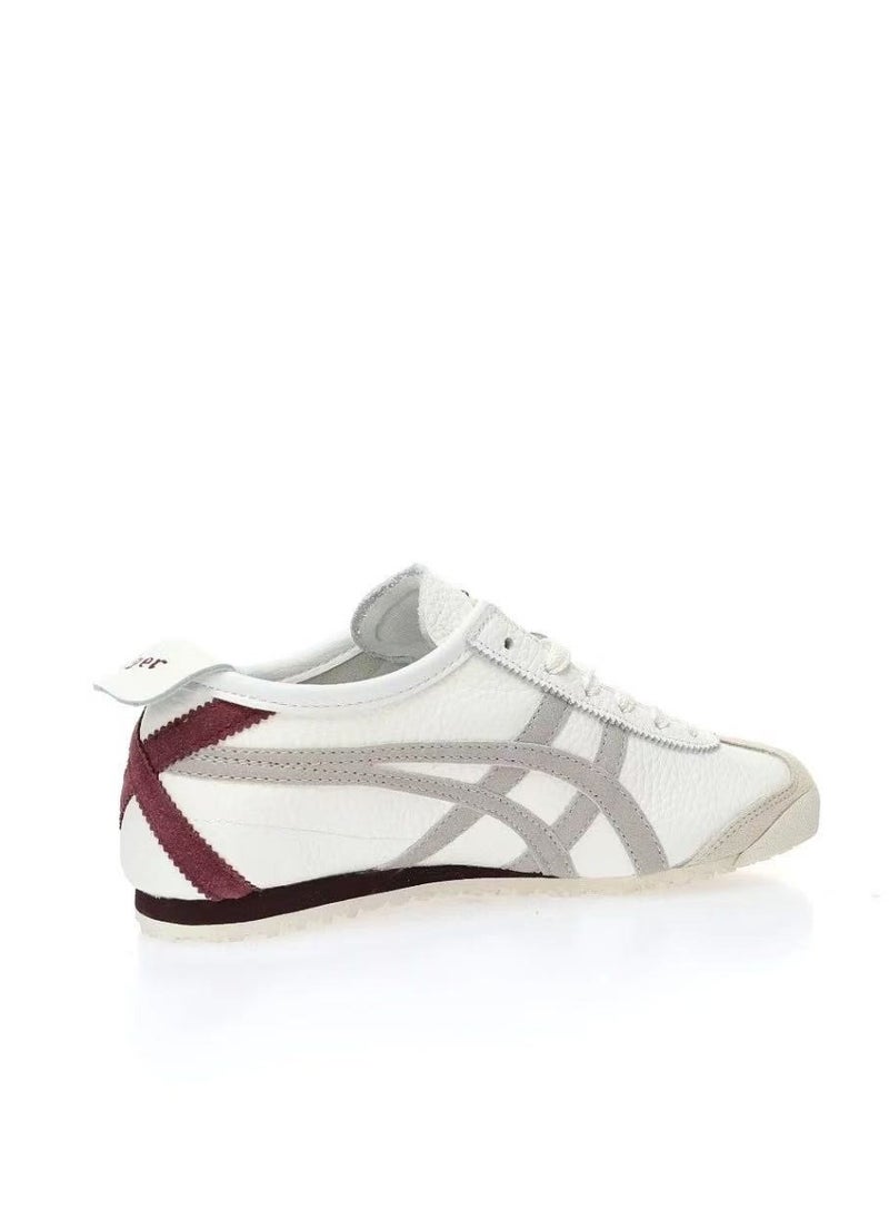 Onitsuka Tiger - Mexico 66 Colorblock Sneakers Beige/White/Red - Image 1