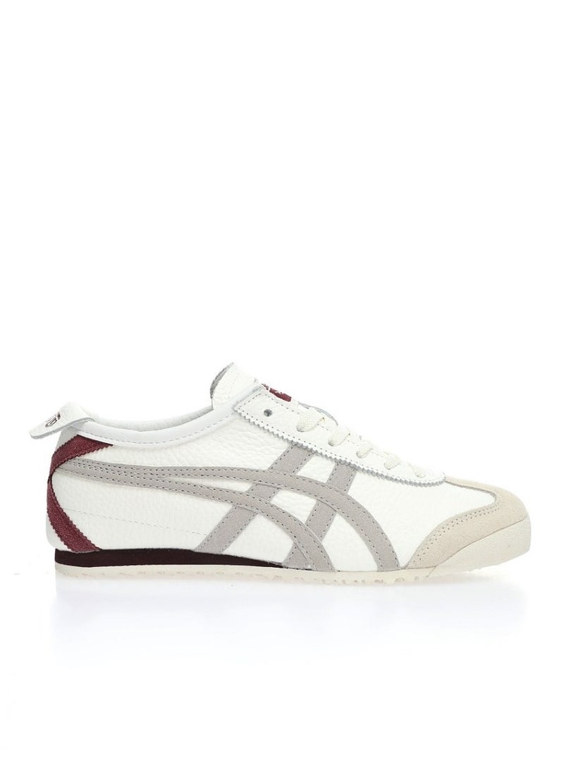 Onitsuka Tiger - Mexico 66 Colorblock Sneakers Beige/White/Red - Image 1