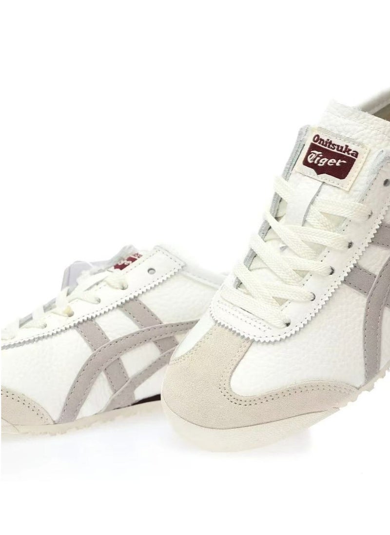 Onitsuka Tiger - Mexico 66 Colorblock Sneakers Beige/White/Red - Image 1