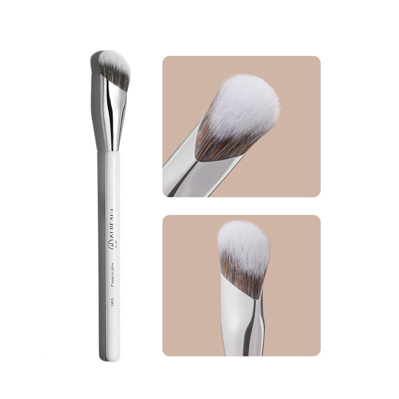 Albeaut Concealer Brush, Angled Under Eye Makeup Small Foundation Precision Face Blending Brush (193 concealer brush) - Image 1