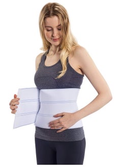 Y&D Medium Abdominal Binder, Postpartum Band, 45" -60” Waist Compression Wrap, Binder for Women and Men, Support Belt to Stabilize Core Improve Muscle Tone (L)  - Image 1