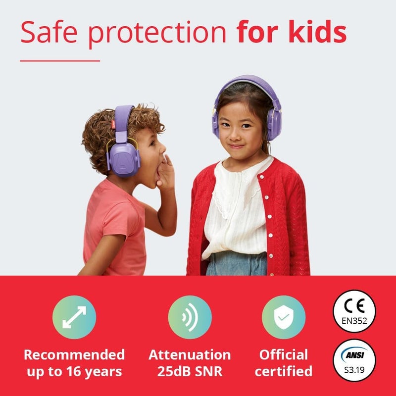Alpine Muffy Noise Cancelling Headphones for Children aged 3 to 16 Years – Superior Quality Children's Noise Cancelling Headphones – Comfortable Hearing Protection with Adjustable Headband - Image 2