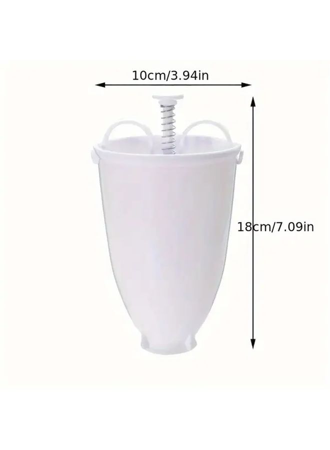 White Doughnut Maker Kit DIY Donut Making Tool Set For Home Baking Food Safe Plastic - Image 5