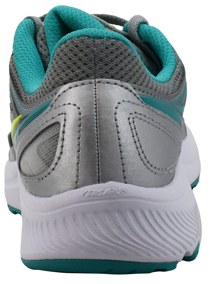 Saucony Women's Cohesion 14 Road Running Shoe, Grey/Teal/Citron, 8.5 M US - Image 3