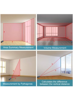 Portable Handheld Digital Laser Distance Meter 50m 70m 100m 120m Measure Infrared Rangefinder USB Rechargeable Laser Range Finder Tape Area Volume Measurement with Angle Indication - pzsku/ZA42193B8B94F6F312A01Z/45/_/1705723541/62c7a307-acb6-4a59-942b-5f597a82b4f7