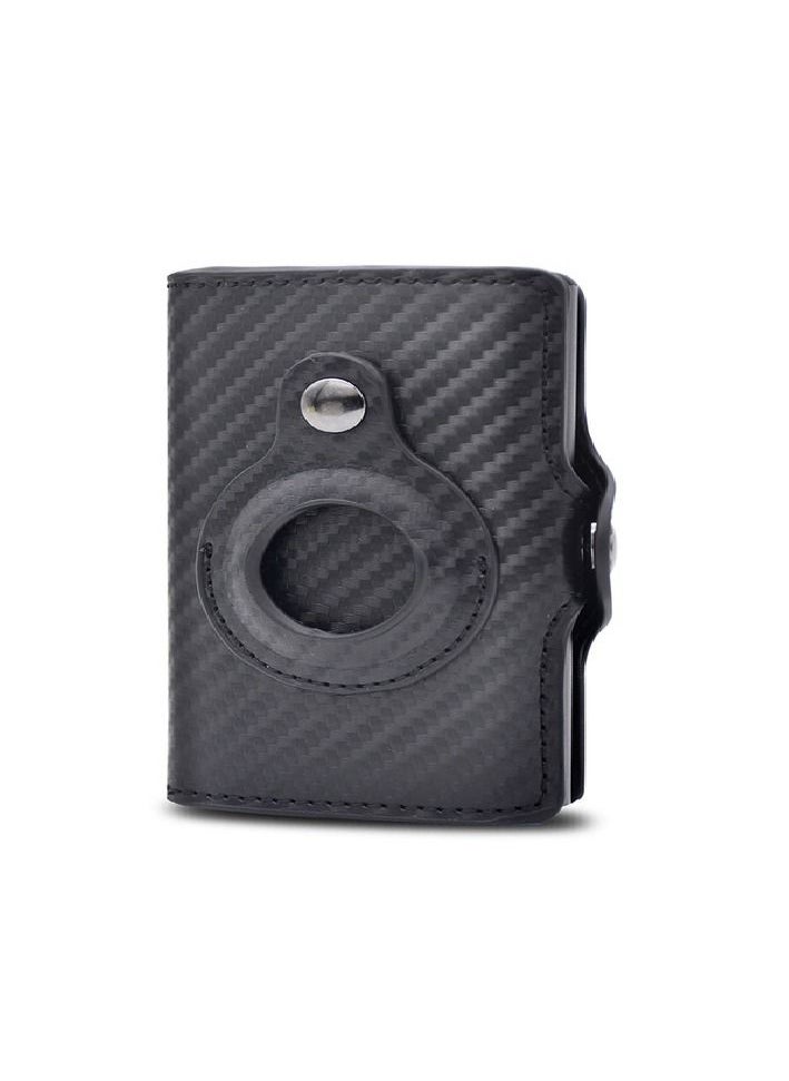Generic - Rfid Card Holder Men Women Airtag Wallet Money Bag Leather Purse Slim Thin Wallets For Apple AirTags Tracker Air Tag - Image 1