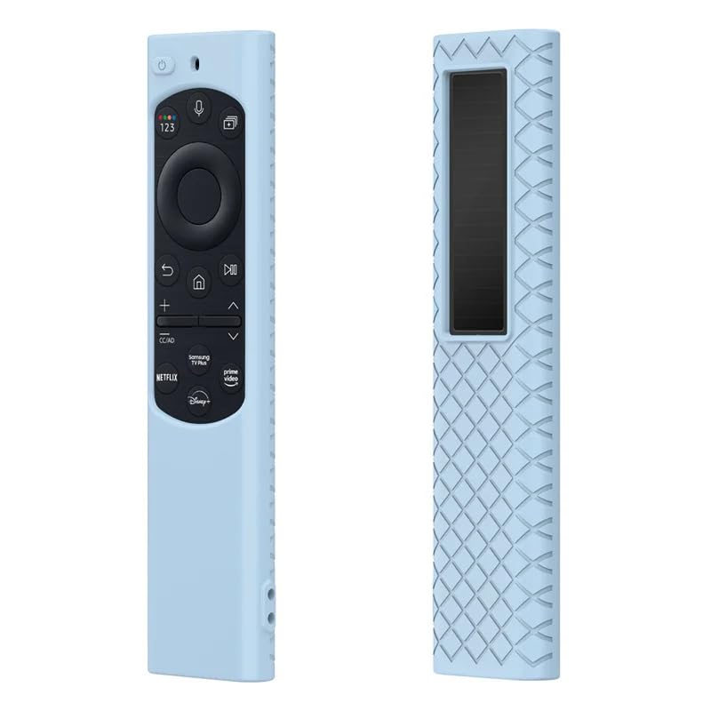 RAYA Silicon Protective Case Cover Compatible with Samsung Smart TV Remote Control 2022-2026 TM2280E QLED TV BN68-13897A [Remote NOT Included] (Sky Blue) - Image 1