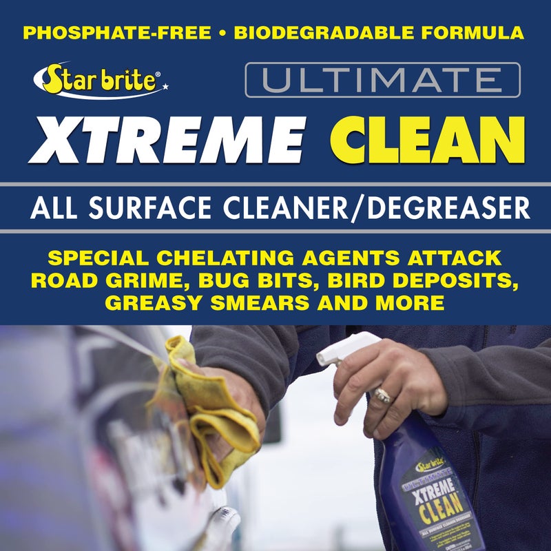 STAR BRITE Ultimate Xtreme Clean - Multi-Surface Cleaner & Degreaser, Perfect for Vinyl, Carpet, Fiberglass, Plastic, Rubber, Metal, Painted Surfaces - 22 OZ (083222P) - Image 2