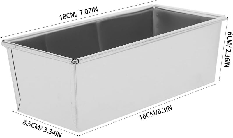 DOITOOL Stainless Steel Baking Mold Square Toast Pan Nonstick Bread Loaf Pan for Oven Baking Home Kitchen Use - Image 2
