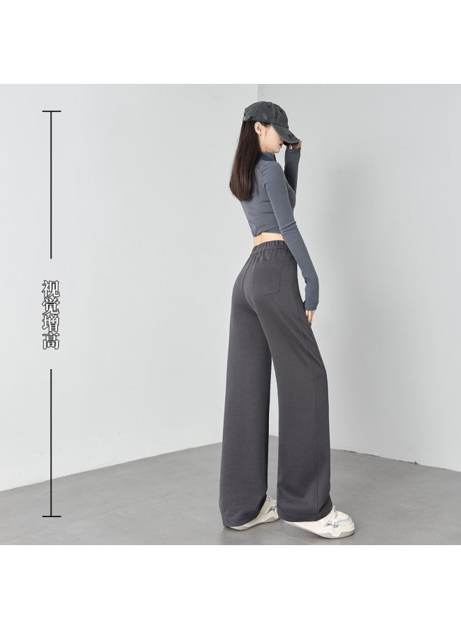 Hstyle High-waisted Banana Pants For Women - 2025 Spring/fall Fashion Comfortable Slimming Loose Casual Office Wear Versatile Wide-leg Trousers - Image 5