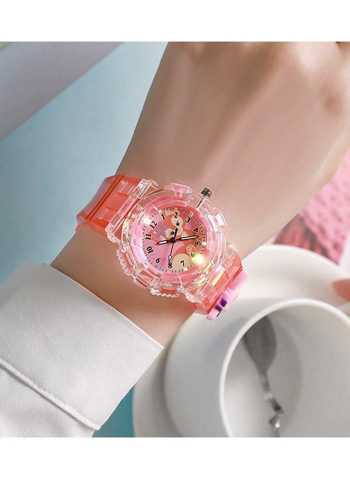 Cartoon Fox Kids Watch with Light Effect, Children's Digital Pointer Quartz Watch, Cute Animal Design Electronic Watch - Image 2