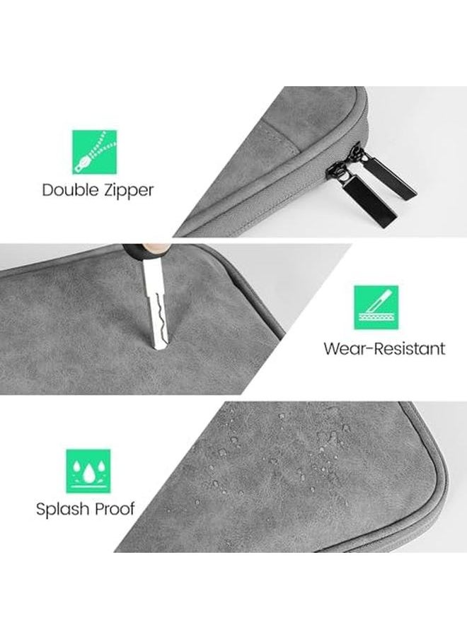 erorex Tablet Sleeve Bag For 11 In Ipad Air M2 Ipad Pro M4 10.9" Ipad 10Th Gen And Ipad Air 5 4Th 10.2" Ipad 9 8 7Th 11" Galaxy Tab A9 Plus Waterproof Travel Ipad Case Bag Space Gray  - Image 4