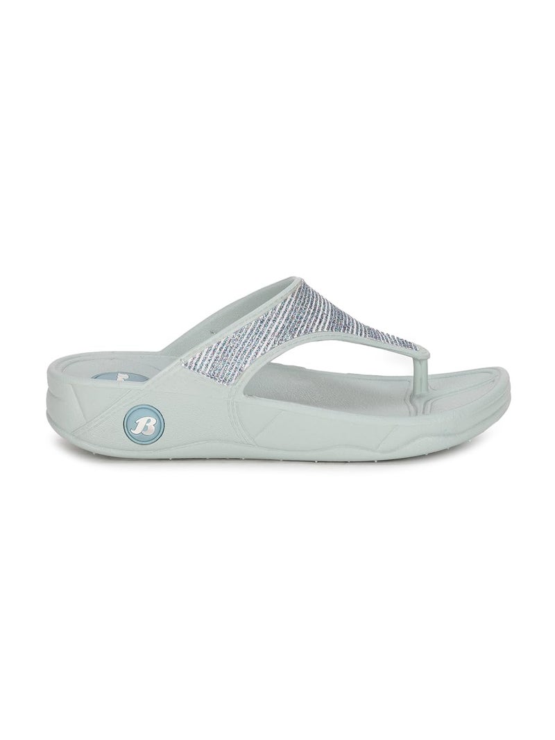 Bata New Kafi Women's Light Blue Flip Flops - 5 UK (5729945) - Image 2