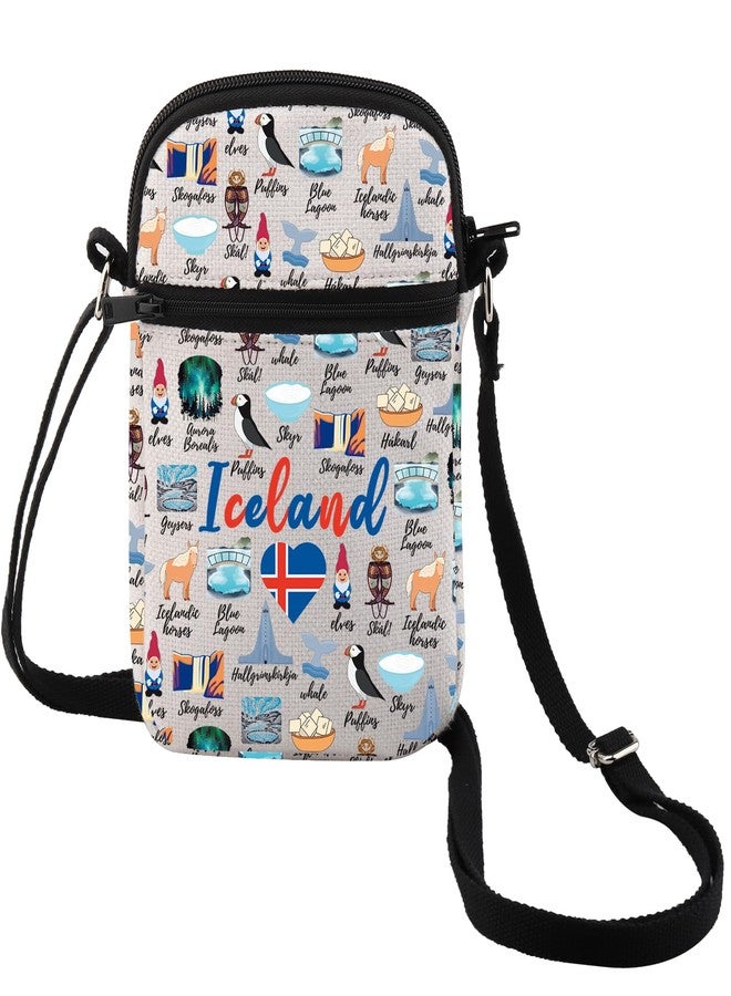 MEIKIUP Iceland Gift Iceland Souvenirs Canvas Tote Bag Iceland Culture Gift Welcome to Iceland Gift Iceland Lover Gifts (Iceland CB) - Image 1