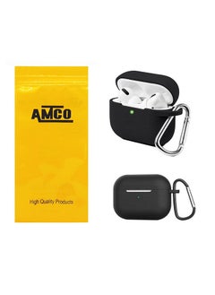 NIBEMINENT Protective Case For Apple AirPods Pro Black  - Image 1