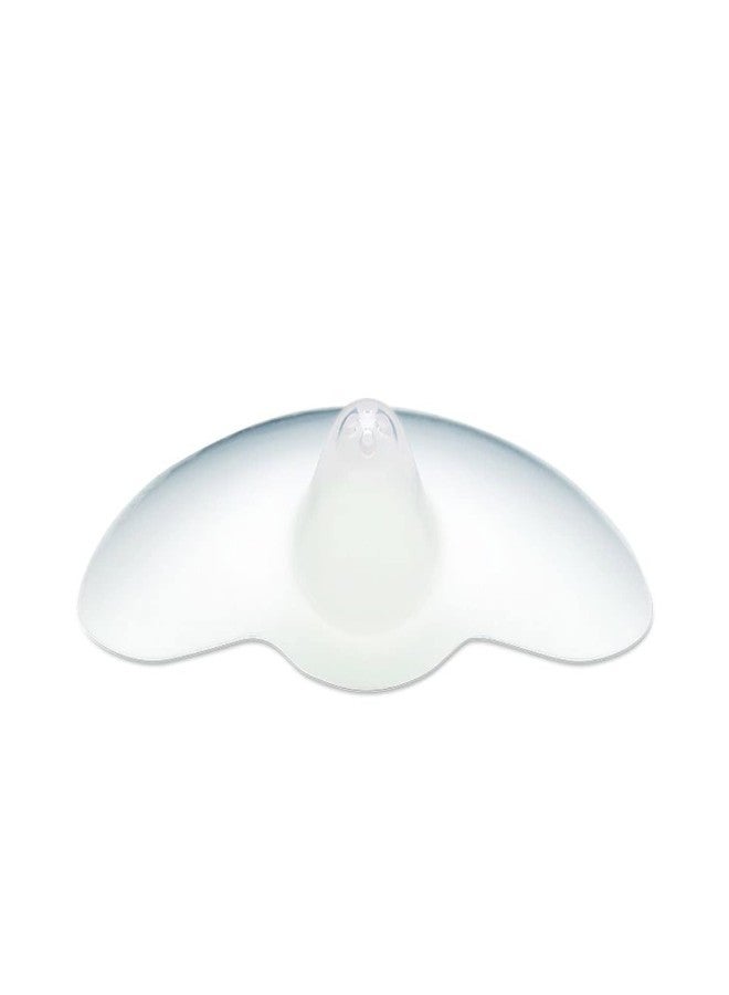 Ameda Washable Skin-to-Skin Nipple Shield for Breastfeeding, Ultra-Thin Flexible Silicone, Cut-Out 20mm - Image 1