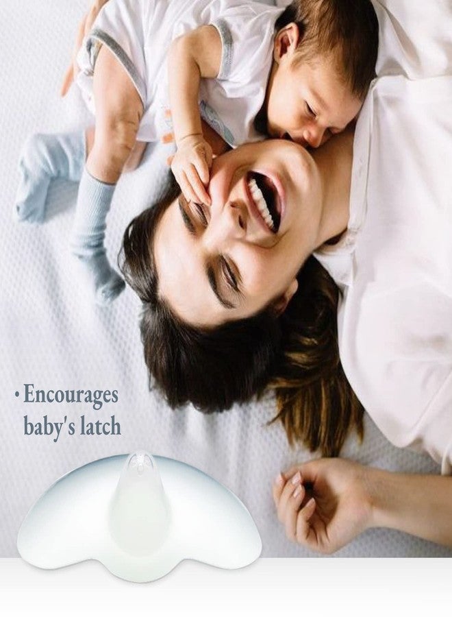 Ameda Washable Skin-to-Skin Nipple Shield for Breastfeeding, Ultra-Thin Flexible Silicone, Cut-Out 20mm - Image 4