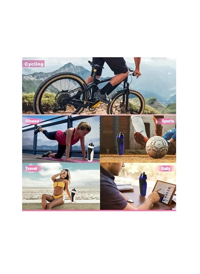SportQ Water Bottle Your Perfect Workout & Cycling Companion Squeezable Cycling Water Bottle BPA Free Reusable Cycling Water Bottle 600ml Pack