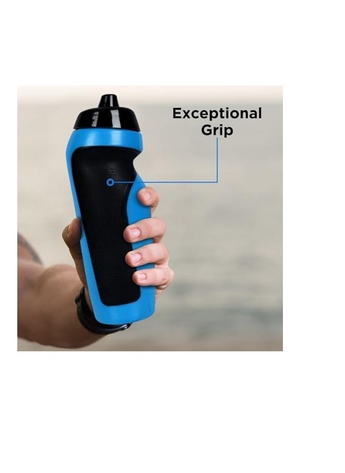 SportQ Water Bottle Your Perfect Workout & Cycling Companion Squeezable Cycling Water Bottle BPA Free Reusable Cycling Water Bottle 600ml Pack