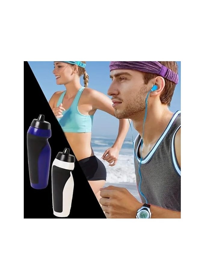SportQ Water Bottle Your Perfect Workout & Cycling Companion Squeezable Cycling Water Bottle BPA Free Reusable Cycling Water Bottle 600ml Pack
