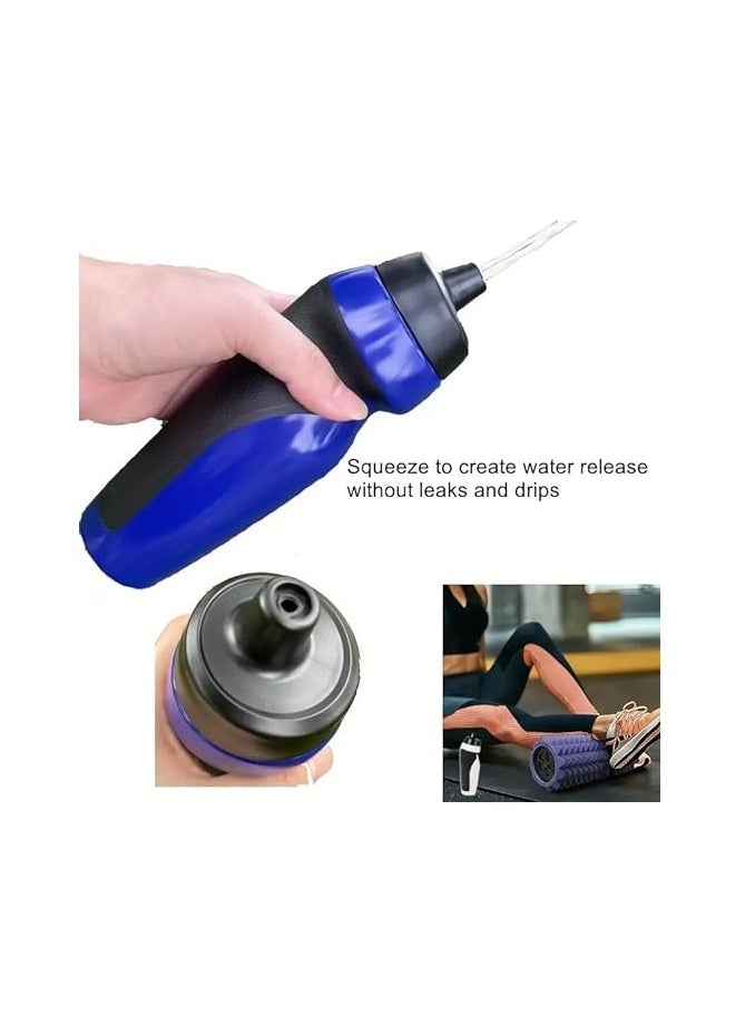 SportQ Water Bottle Your Perfect Workout & Cycling Companion Squeezable Cycling Water Bottle BPA Free Reusable Cycling Water Bottle 600ml Pack