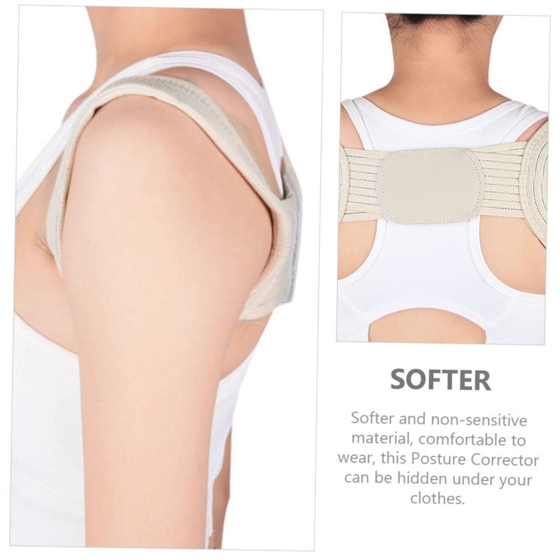 Posture Corrector Belt For Men And Women Hunchback Support Brace Skin Tone Color - Image 5