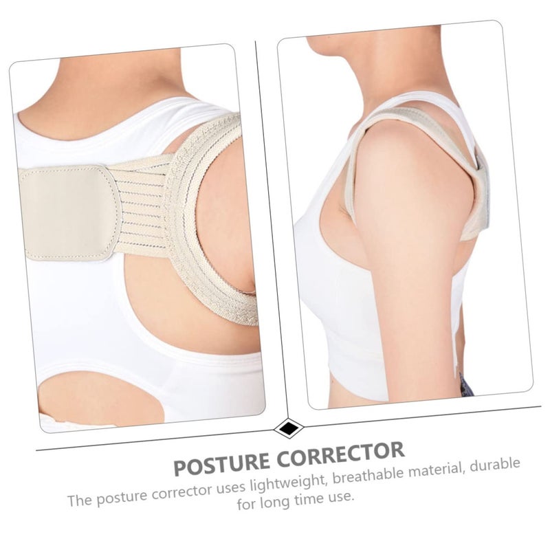 Posture Corrector Belt For Men And Women Hunchback Support Brace Skin Tone Color - Image 3