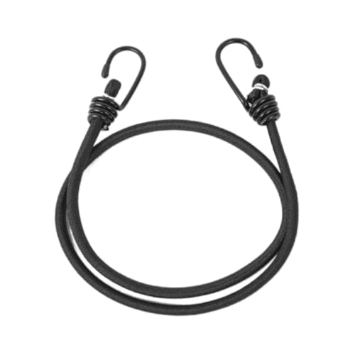 ViaTerra Bungee Cord Tie Down Rope | Adjustable Elastic Motorcycle Luggage Rope with Steel Hooks (2 Feet) - Image 2