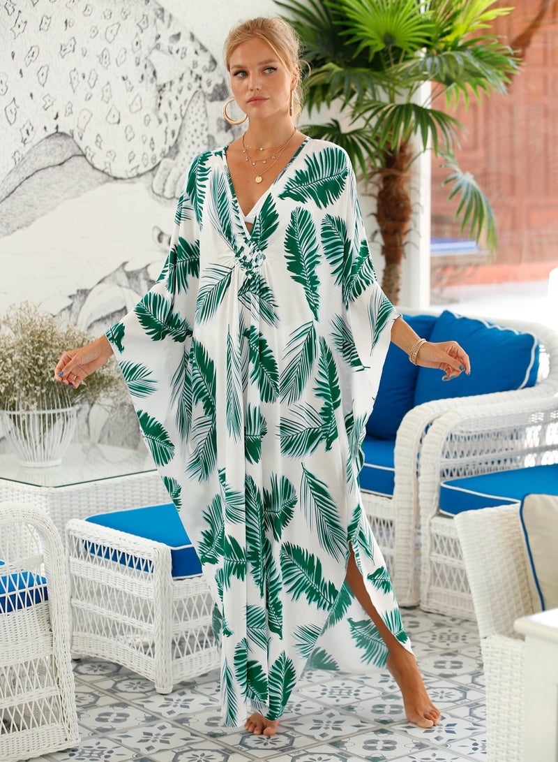 إسكدنيا قميص غطاء الشاطئ الكبير والتنورة الطويلة - Image 1