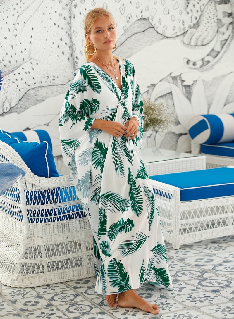 إسكدنيا قميص غطاء الشاطئ الكبير والتنورة الطويلة - Image 3