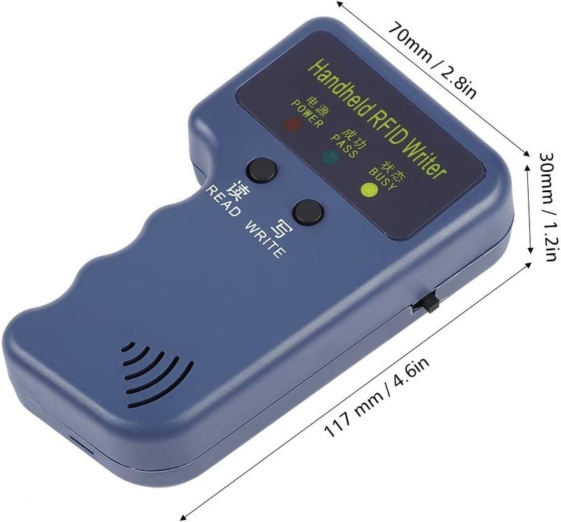 comfrt 125KHz EM4100 Mini Handheld RFID Copier Portable ID Card Copier Reader/Writer Duplicator + Keyfob - Image 4