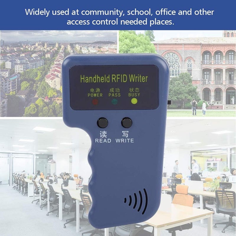 comfrt 125KHz EM4100 Mini Handheld RFID Copier Portable ID Card Copier Reader/Writer Duplicator + Keyfob - Image 1