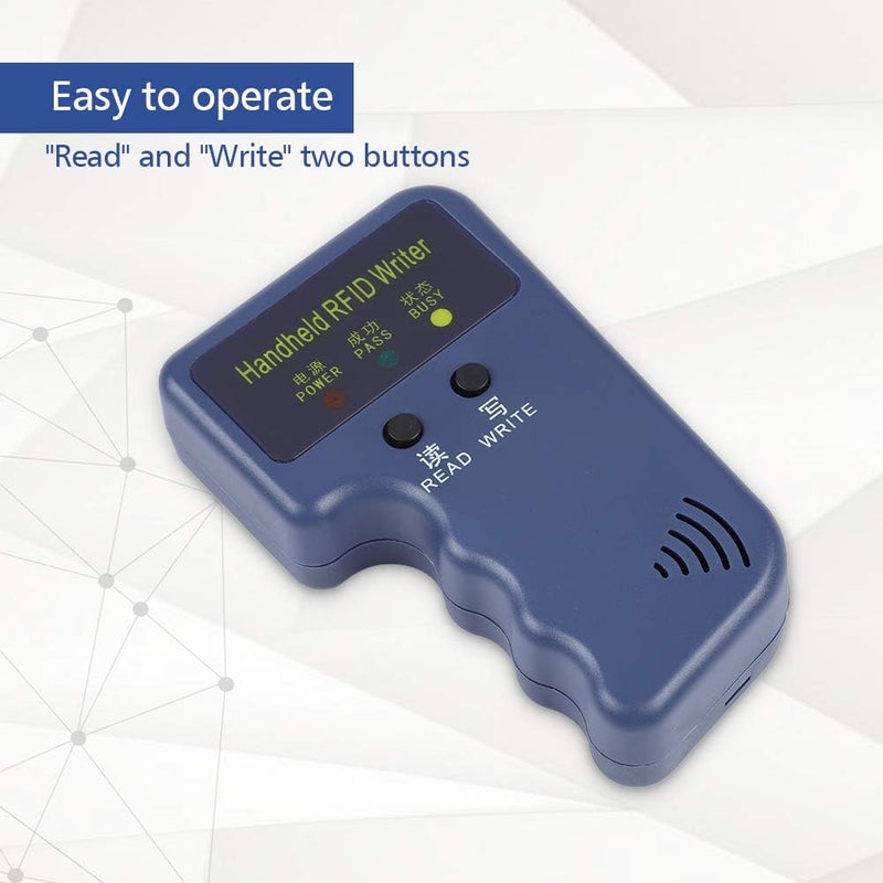 comfrt 125KHz EM4100 Mini Handheld RFID Copier Portable ID Card Copier Reader/Writer Duplicator + Keyfob - Image 2