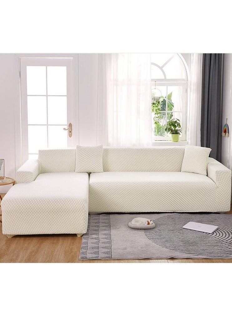 1 قطعة سميكة غطاء أريكة الزاوية المرنة 2 غطاء أريكة الأريكة لكرسي أريكة الأريكة ، 145-185 سم - Image 1