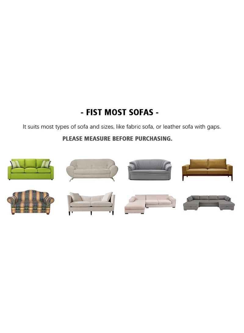 1 قطعة سميكة غطاء أريكة الزاوية المرنة 2 غطاء أريكة الأريكة لكرسي أريكة الأريكة ، 145-185 سم - Image 5