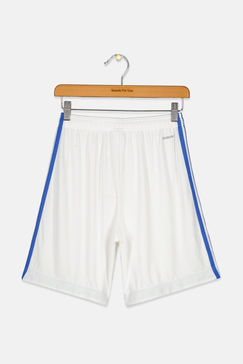 Adidas Kids Boy Sportswear Fit Real Madrid 21/22 Home Shorts, White Combo - Image 2