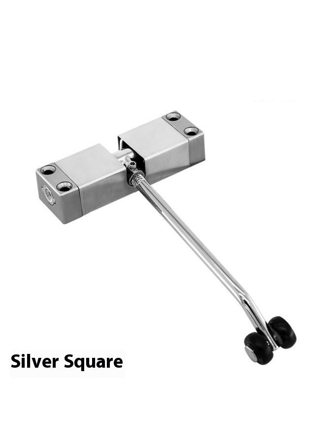 Automatic Door Closer, aluminum alloy Safety Spring Door Closer Adjustable 40-120 kg Closing Door Hinge (Black) - Image 5