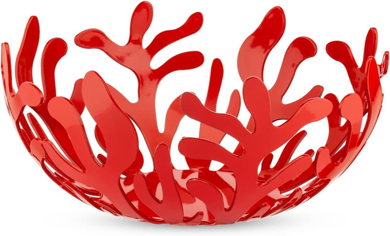 Alessi Mediterraneo 814Inch Fruit Holder Red - Image 1