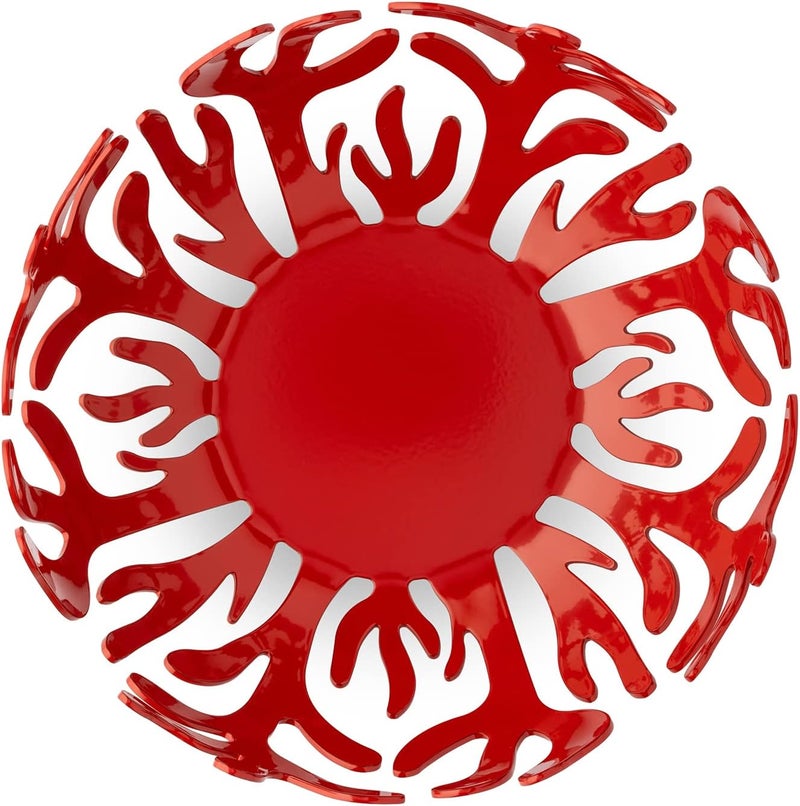 Alessi Mediterraneo 814Inch Fruit Holder Red - Image 2