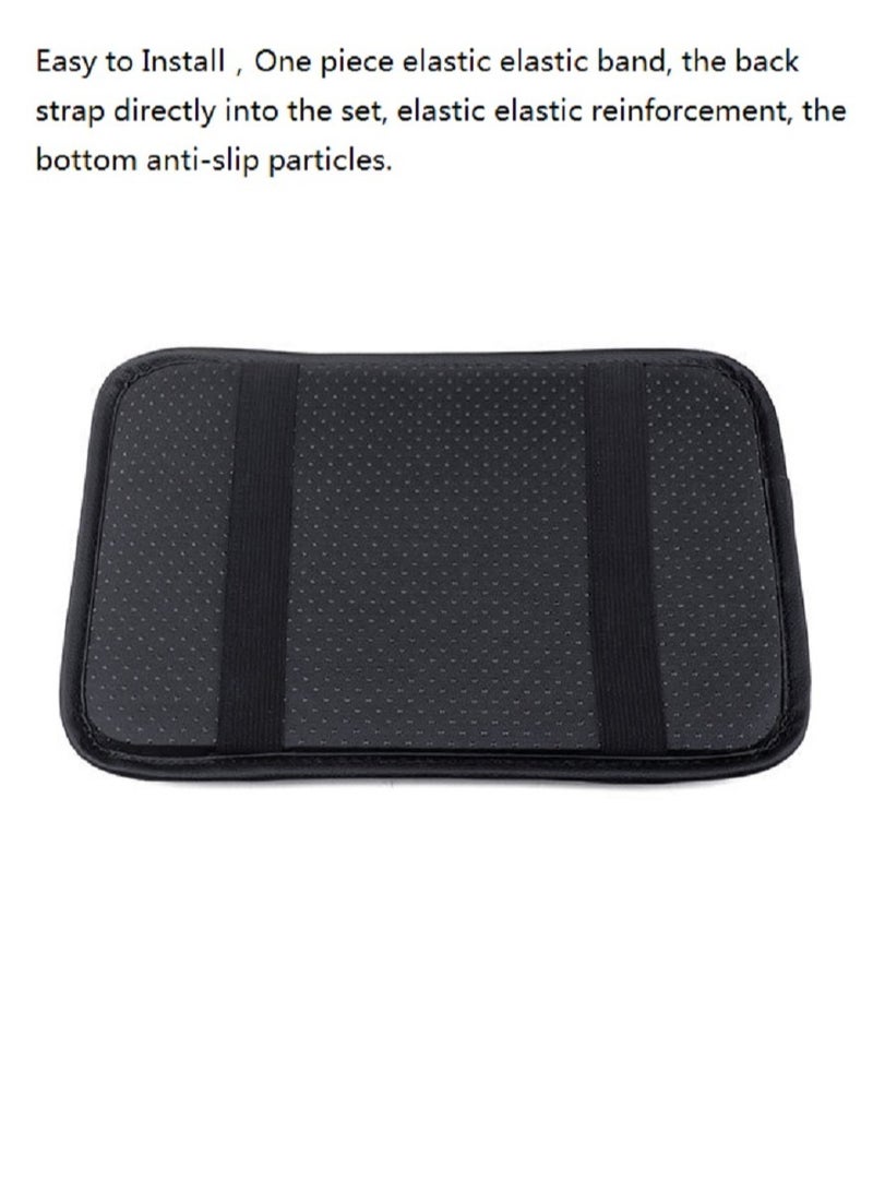 Excefore Car Center Console Cushion Pad Universal Waterproof Car Armrest Seat Box Cover Auto Arm Rest Protection Vehicles Interior Accessories Fit for Most Cars Vehicles SUVs Black  - Image 5