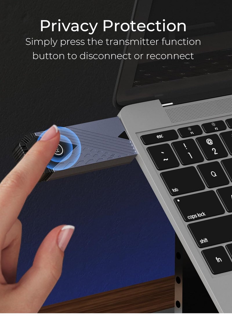 Wireless HDMI Transmitter and Receiver Kit - Portable 4K HDMI Wireless Extender, Plug & Play, Supports 2.4/5GHz for Streaming Video and Audio from Laptop, PC, TV Box, or Projector. - Image 2