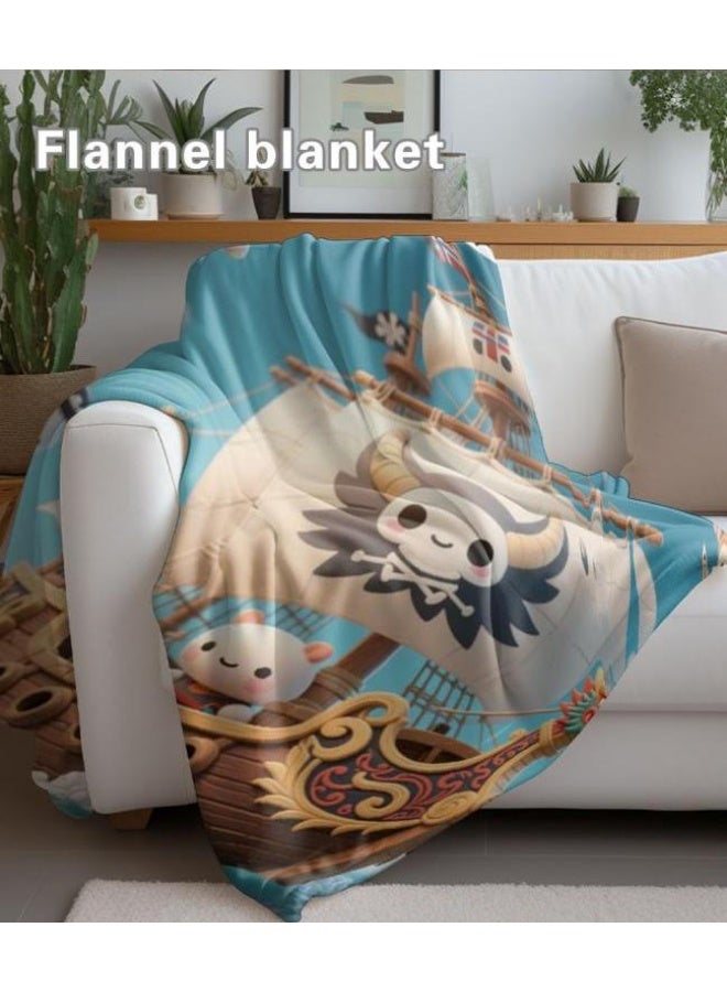 general Baby and children's cartoon flannel thin blanket (warm and comfortable, suitable for sleep, game use) 70cm*100cm - Image 5