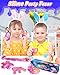 Tonberless 5 Pack Slime Filled Eggs Toys Prefilled Easter Eggs Basket Stuffers for Teens Kids Easter Egg Fillers Gifts Party Favors Treats for Teens Boys Girls Toddlers PinkPurpleGold - Image 4