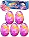 Tonberless 5 Pack Slime Filled Eggs Toys Prefilled Easter Eggs Basket Stuffers for Teens Kids Easter Egg Fillers Gifts Party Favors Treats for Teens Boys Girls Toddlers PinkPurpleGold - Image 2