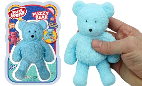 Ja-Ru JARU Jumbo Squishy Gummy Bear Toy 1 Blue Bear Mochi Squishy Toys for Kids Animal Squeeze Toy Stress Relief Fidget Toys Party Favors Easter Basket Stuffers Blue37111s - Image 1