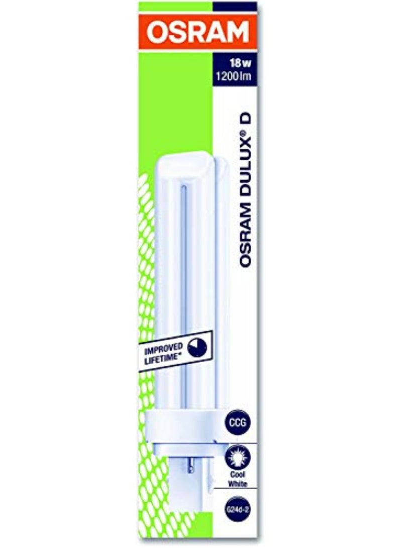 OSRAM Osram Dulux D Plugin Base Lamp, 18W, Cool White - Image 3